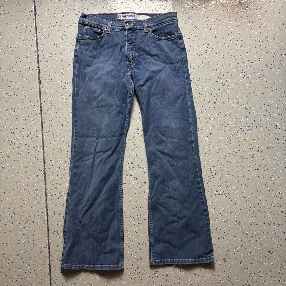 Vintage Anchor Blue Junior Collection Stretch Flared Jeans 30x30 Womens